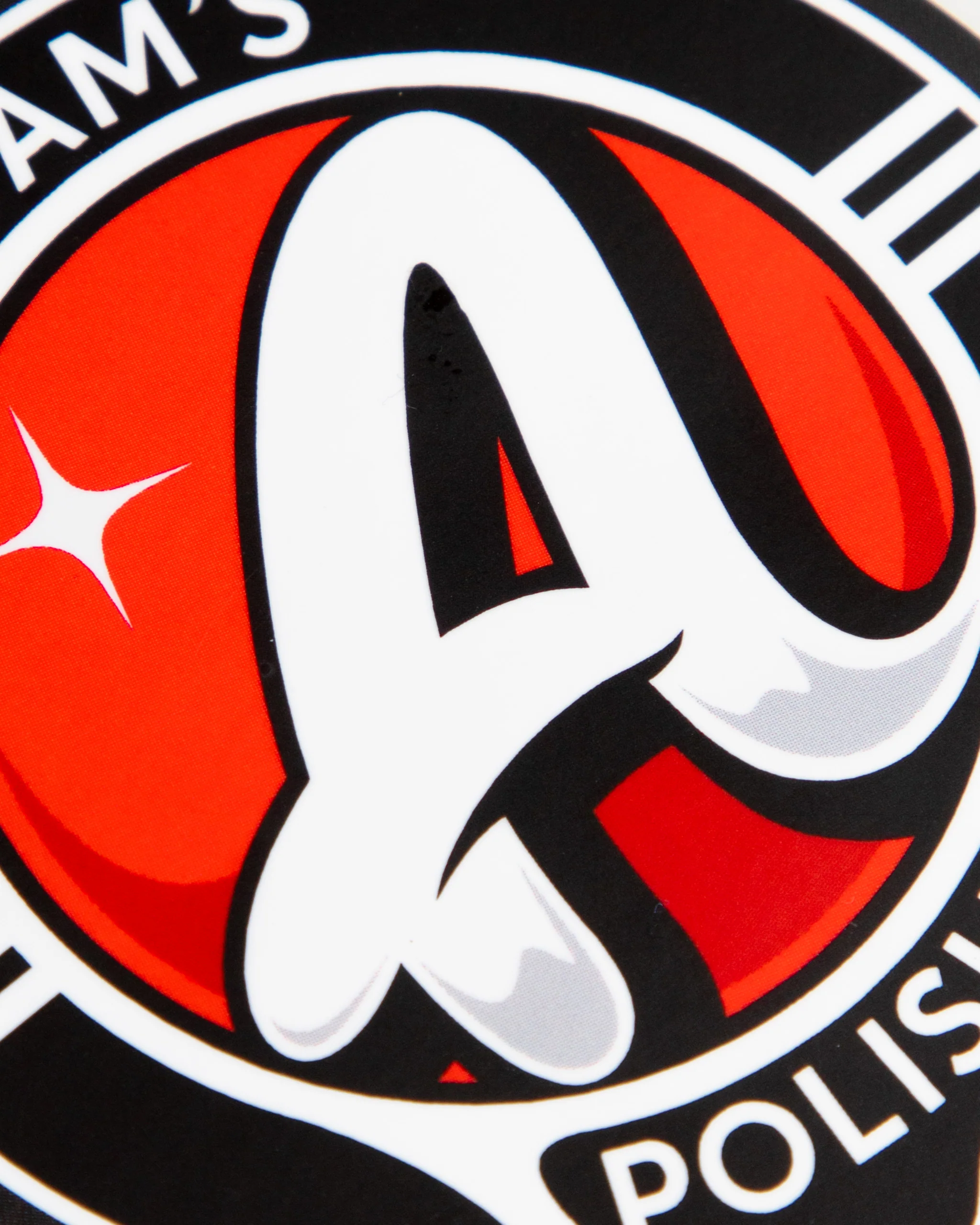 Adam's Melting Logo 3" Sticker - Image 3